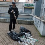 Raccolta in via C. Baronio